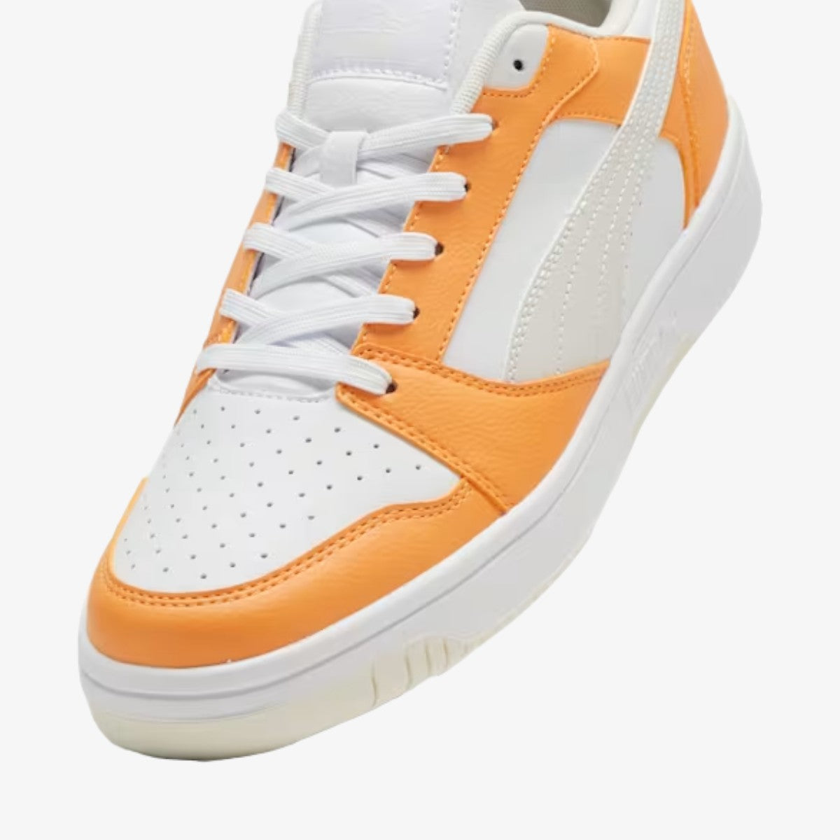 Puma Tenis Rebound V6 Low Clementine Wht/Org