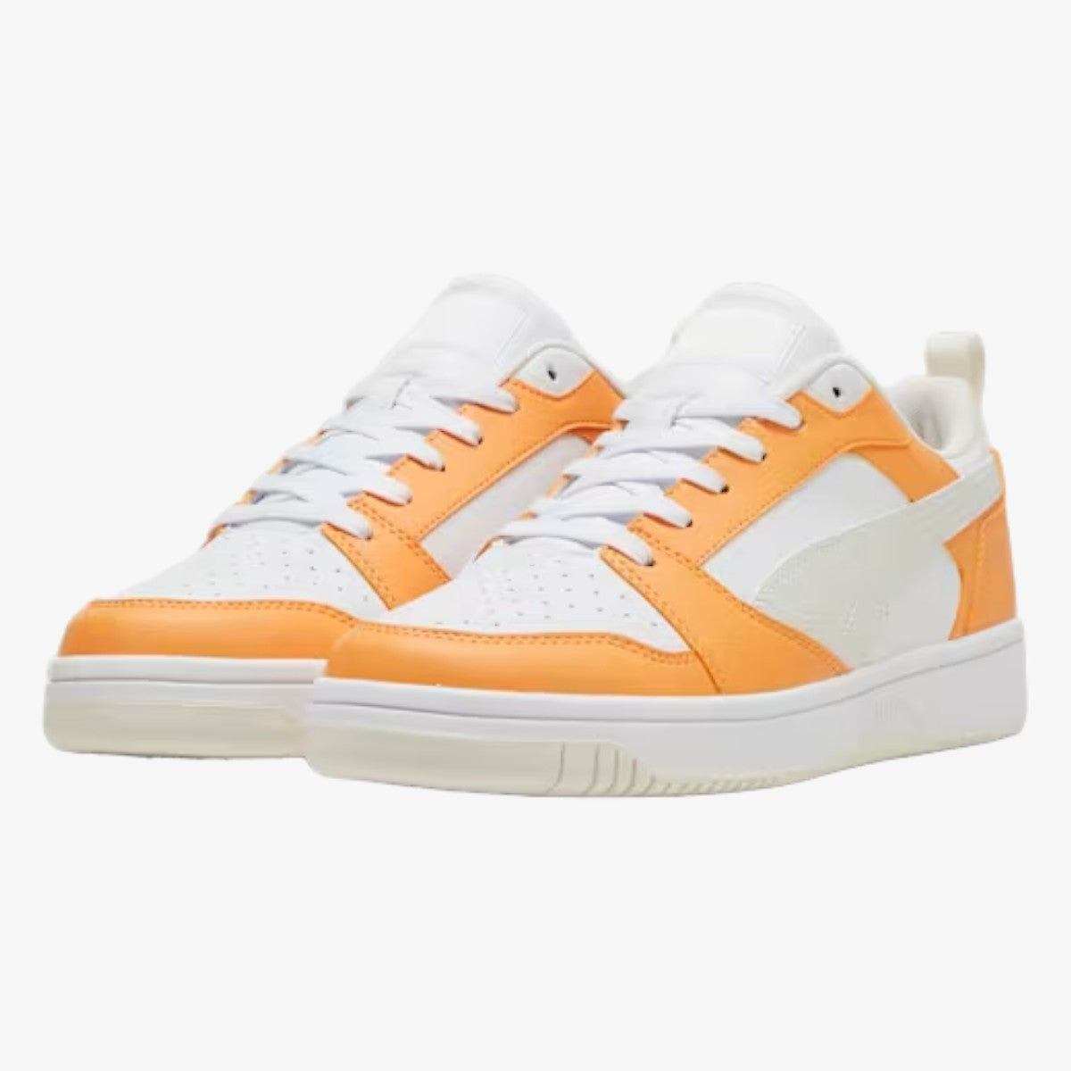 Puma Tenis Rebound V6 Low Clementine Wht/Org