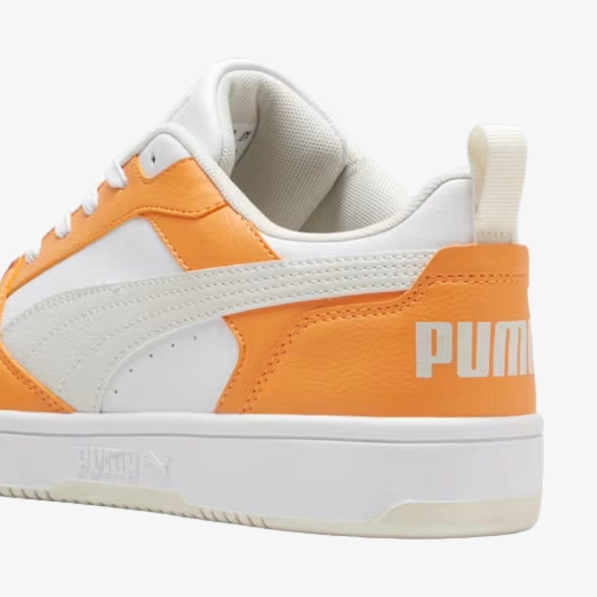 Puma Tenis Rebound V6 Low Clementine Wht/Org