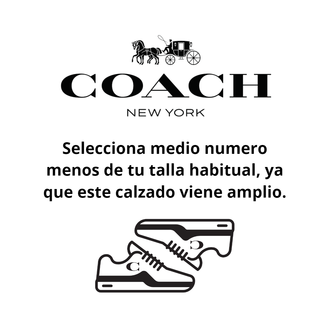 Coach Tenis Bota Clip Court High Top In Signature Rd/Wht