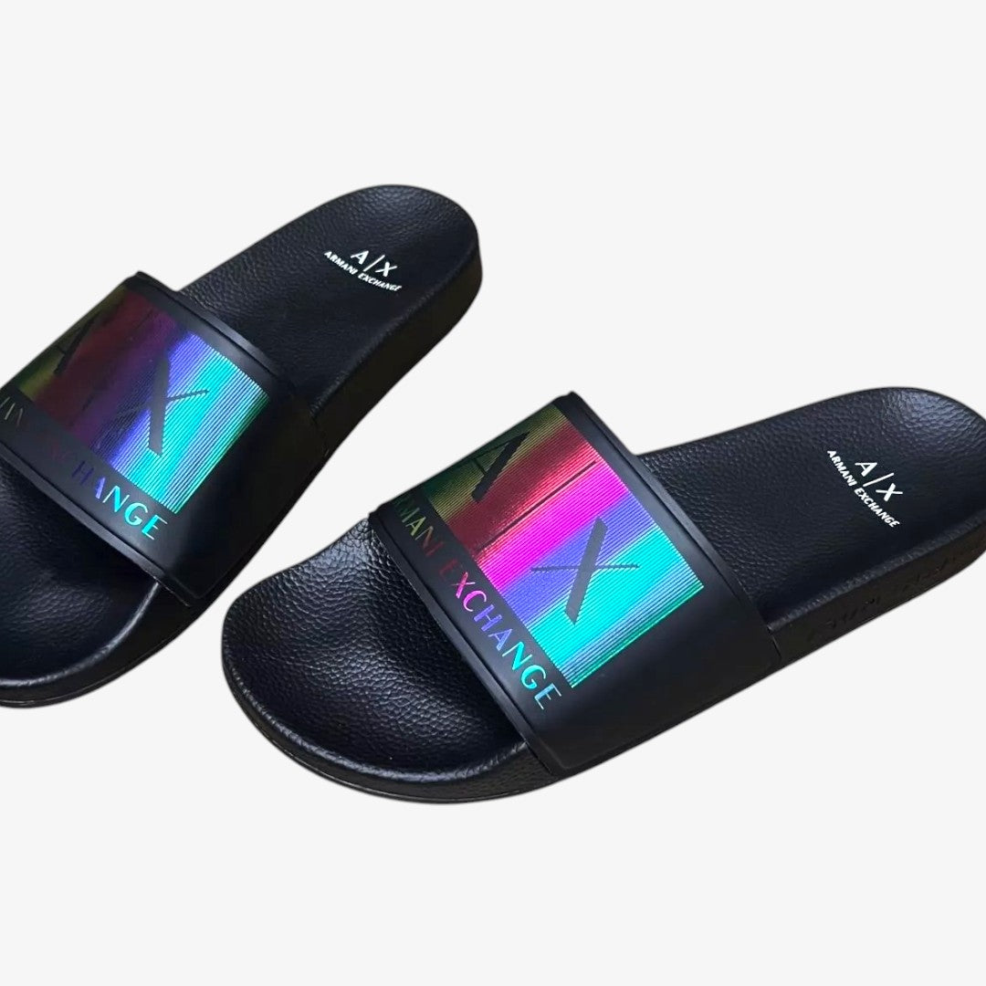 Armani Echange Sandalias AX Blk