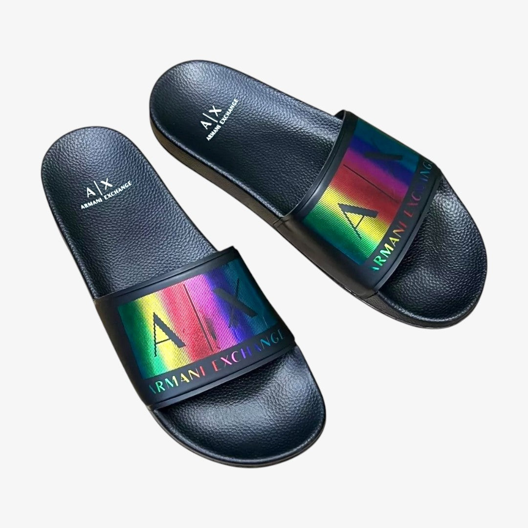 Armani Echange Sandalias AX Blk