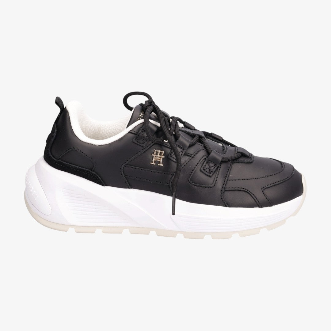 Tommy Hilfiger Tenis TH Premium Runner Lthr Blk