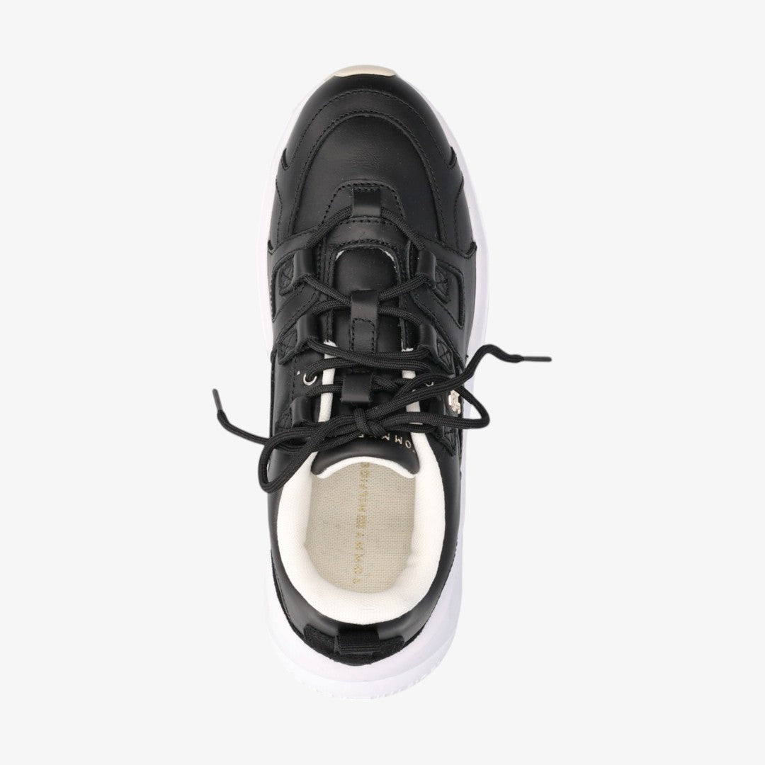 Tommy Hilfiger Tenis TH Premium Runner Lthr Blk