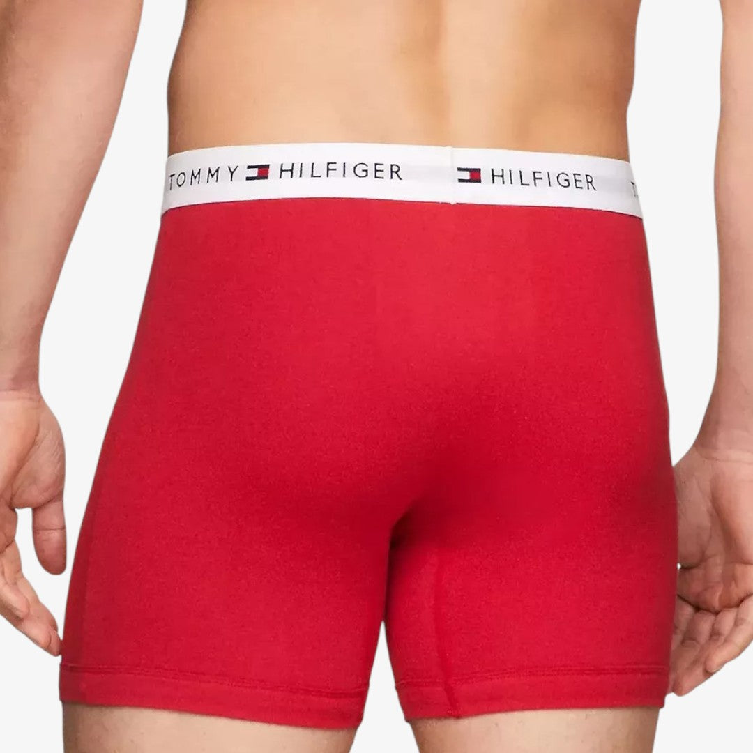 Tommy Hilfiger Boxer Brief Cotton Classic 3 Pack - Blue/Blk/Red