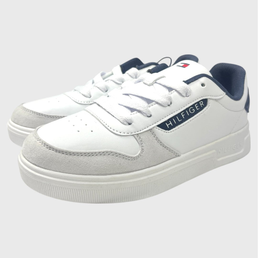 Tommy Hilfiger Tenis Strap Para Niño - Wht