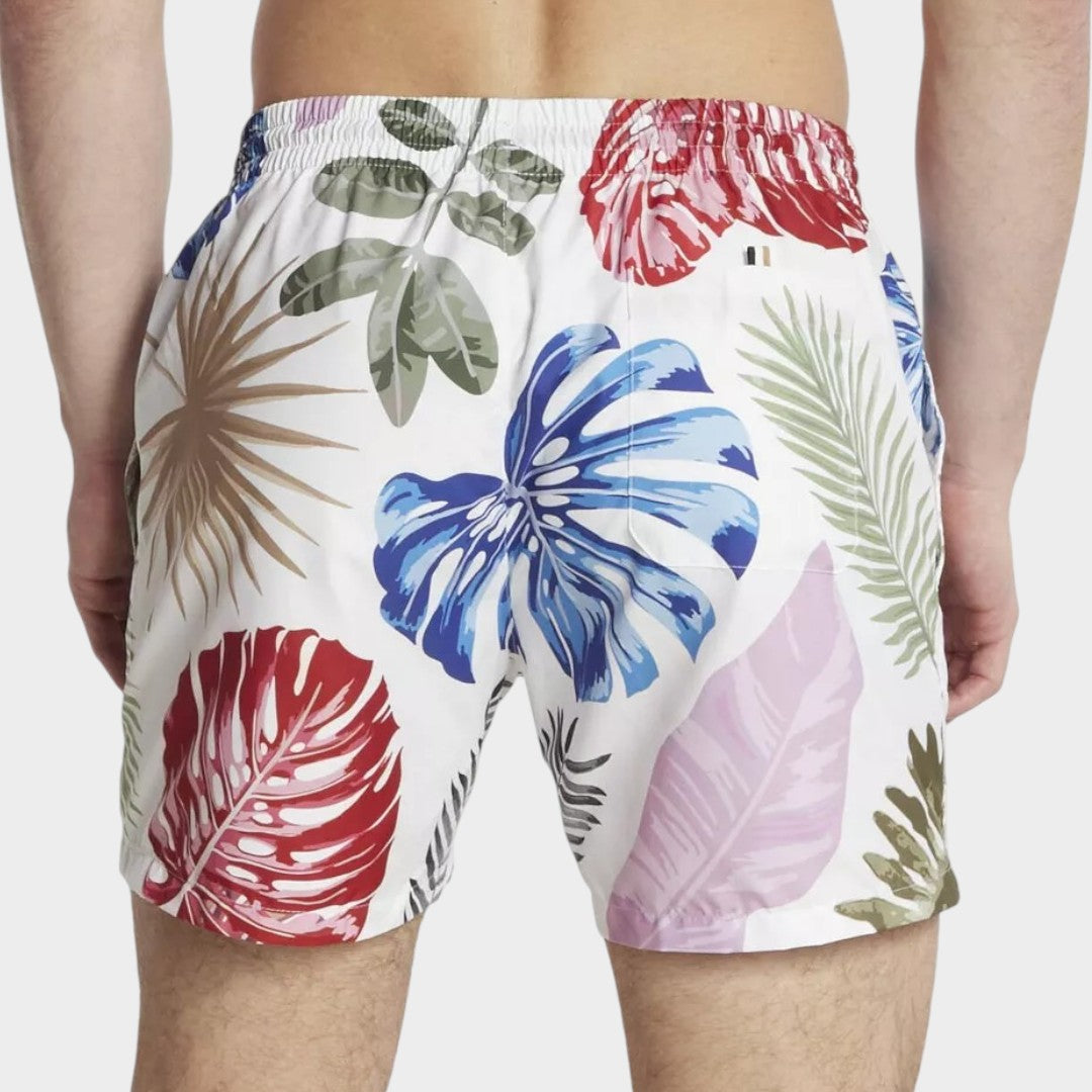 BOSS Traje de Baño Flowers Piranha Wht