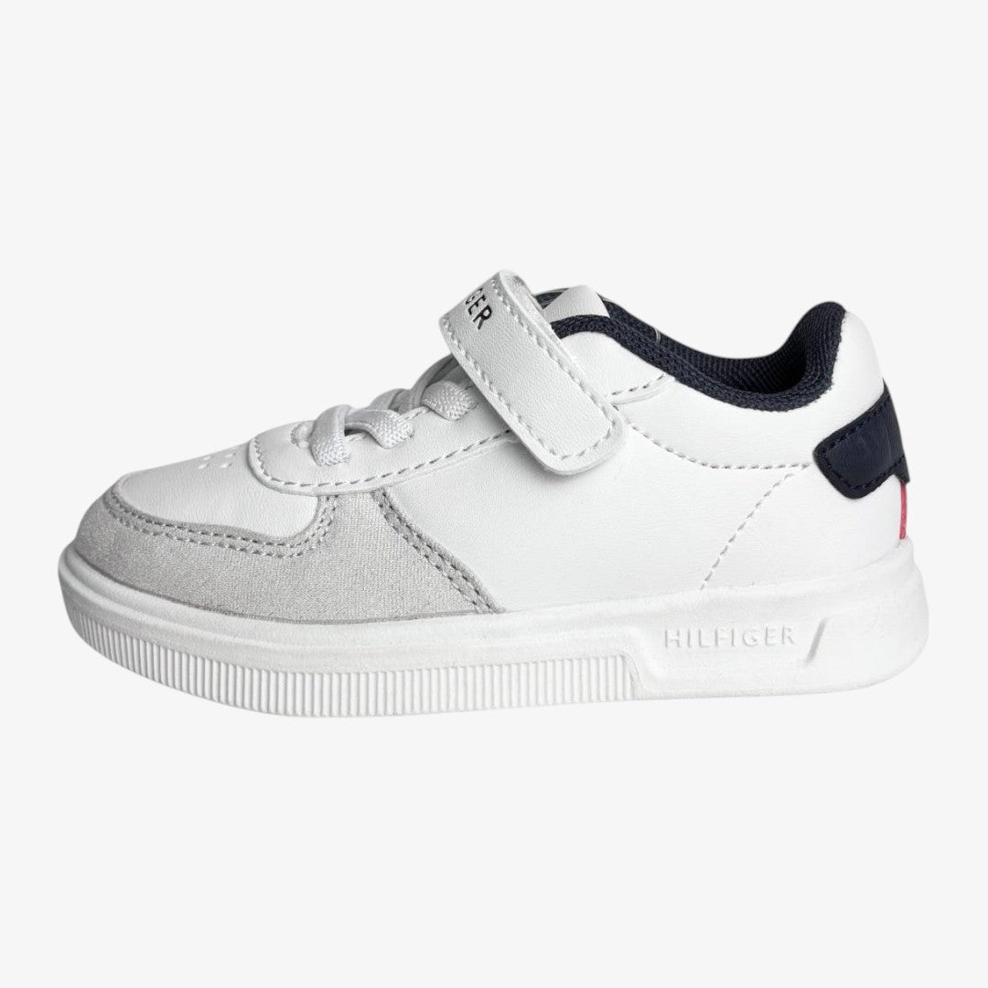 Tommy Hilfiger Tenis Strap Para Bebé - Wht.