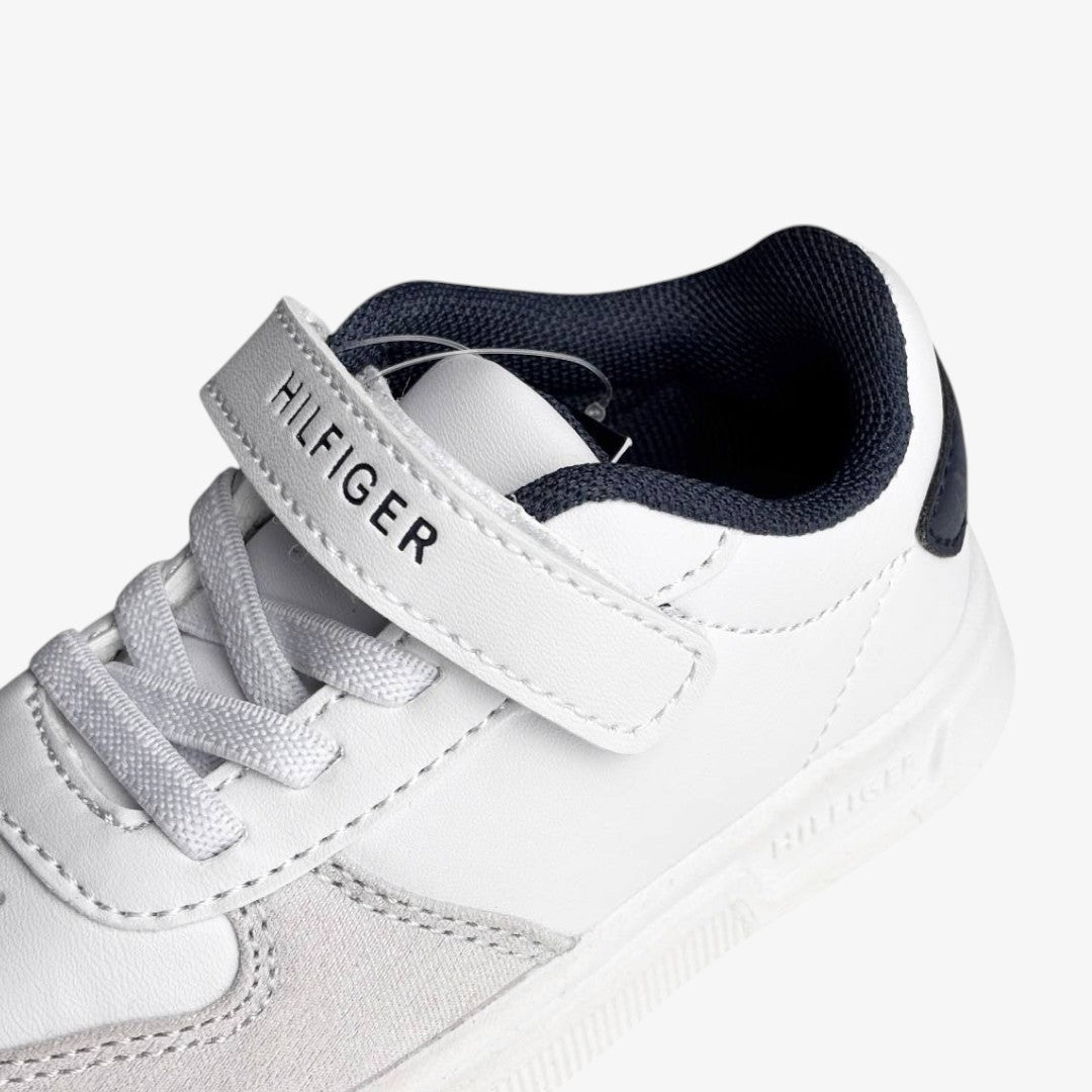 Tommy Hilfiger Tenis Strap Para Bebé - Wht.