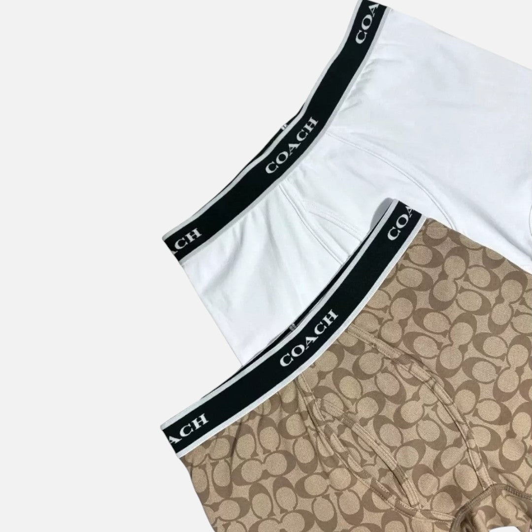 Coach Boxer Brief 2 Pack De Algodón