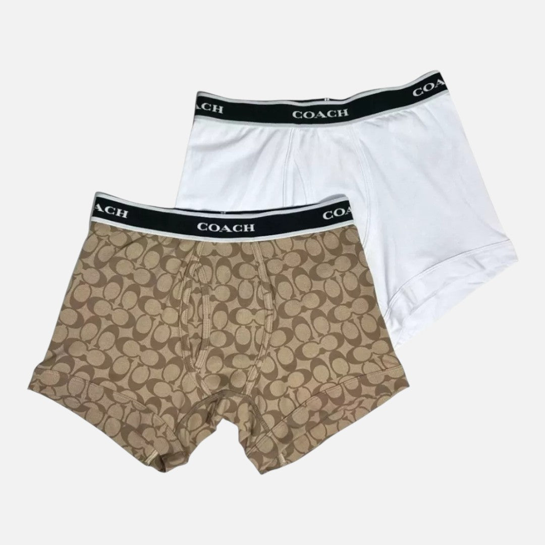 Coach Boxer Brief 2 Pack De Algodón