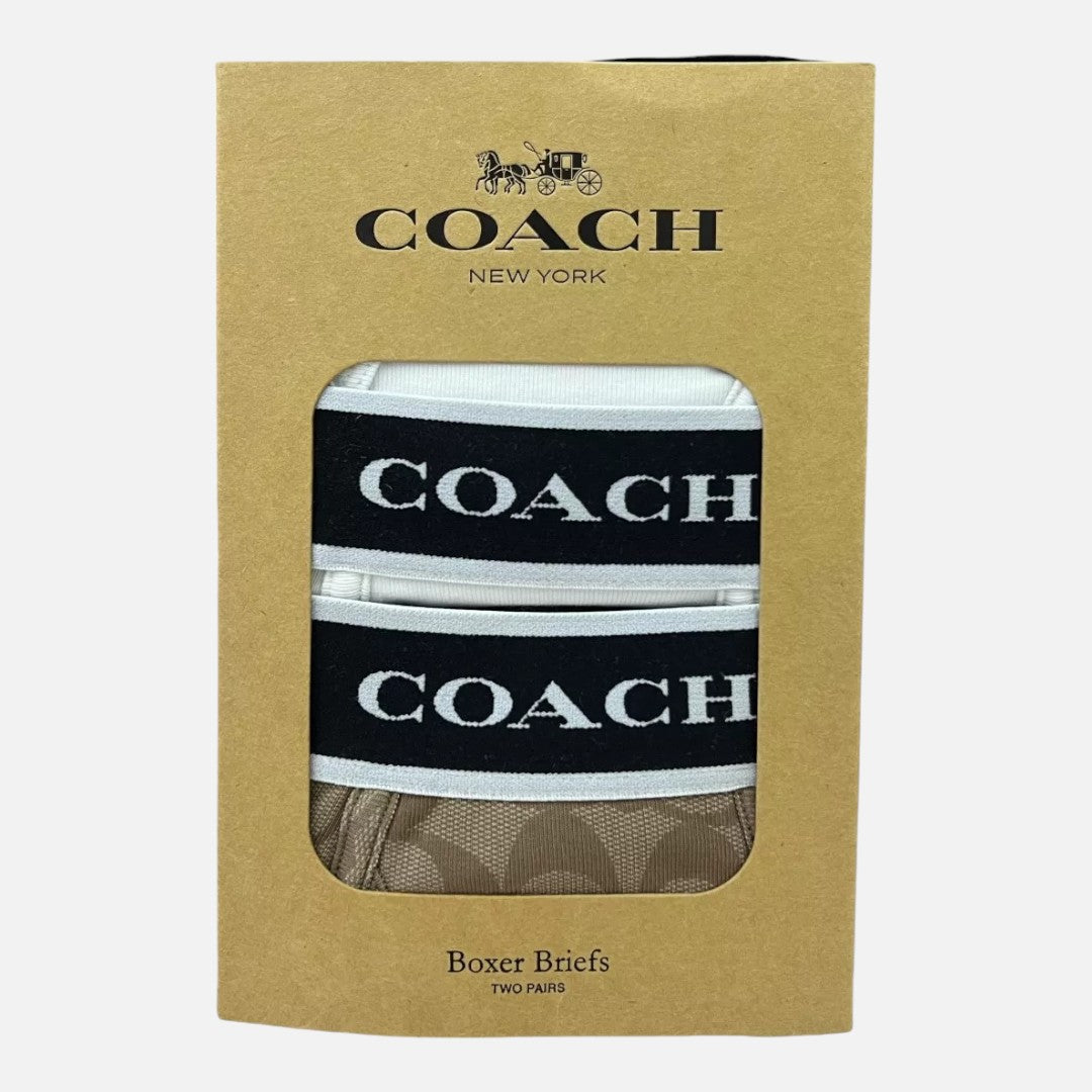Coach Boxer Brief 2 Pack De Algodón