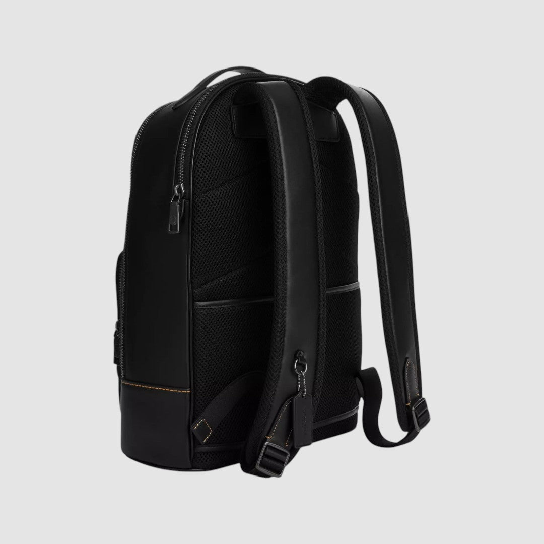 Coach Mochila Ethan In Signature Canvas Tan/Blk