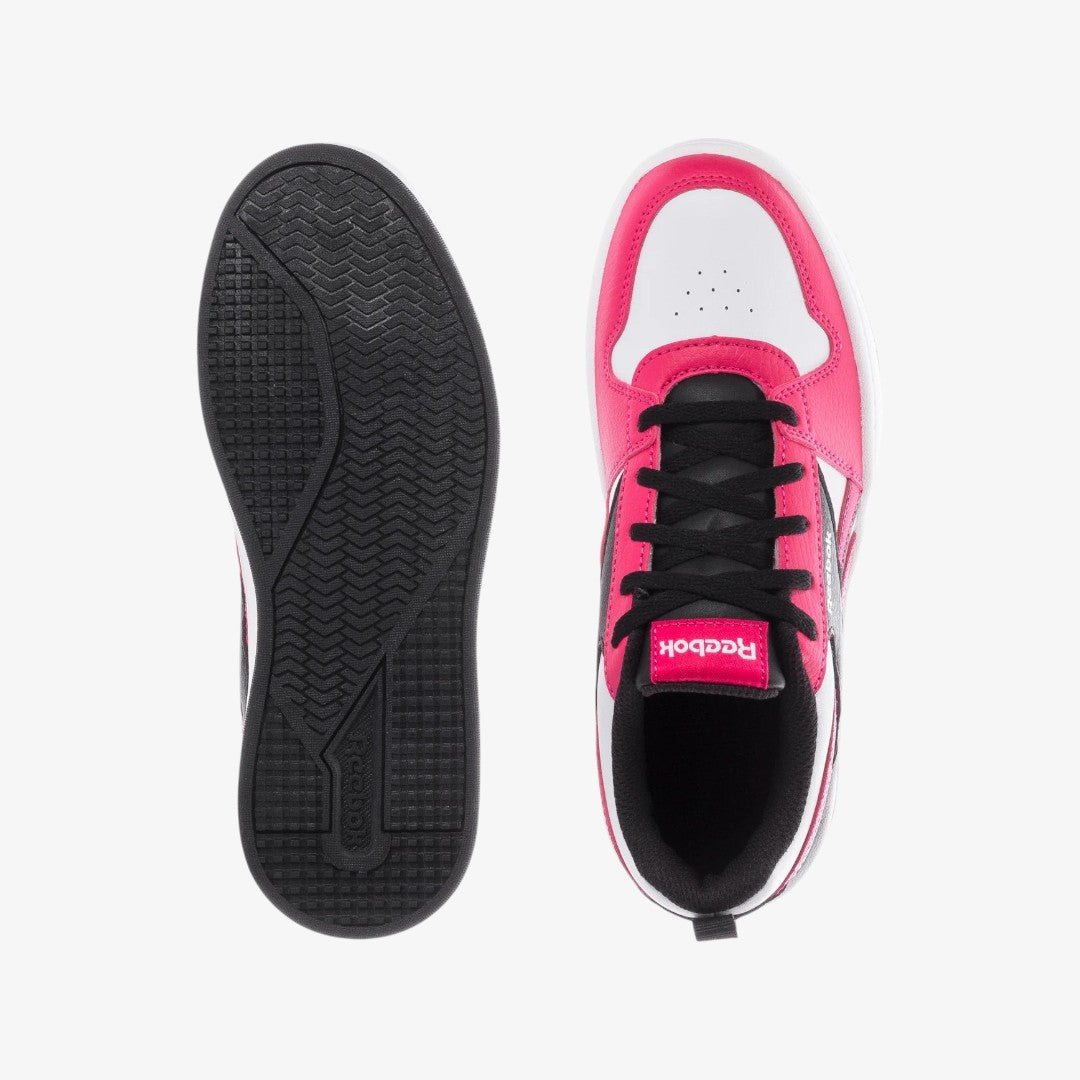 Reebok Tenis Royal Prime Step N' Flash Kids - Wht/ Pnk/Blk