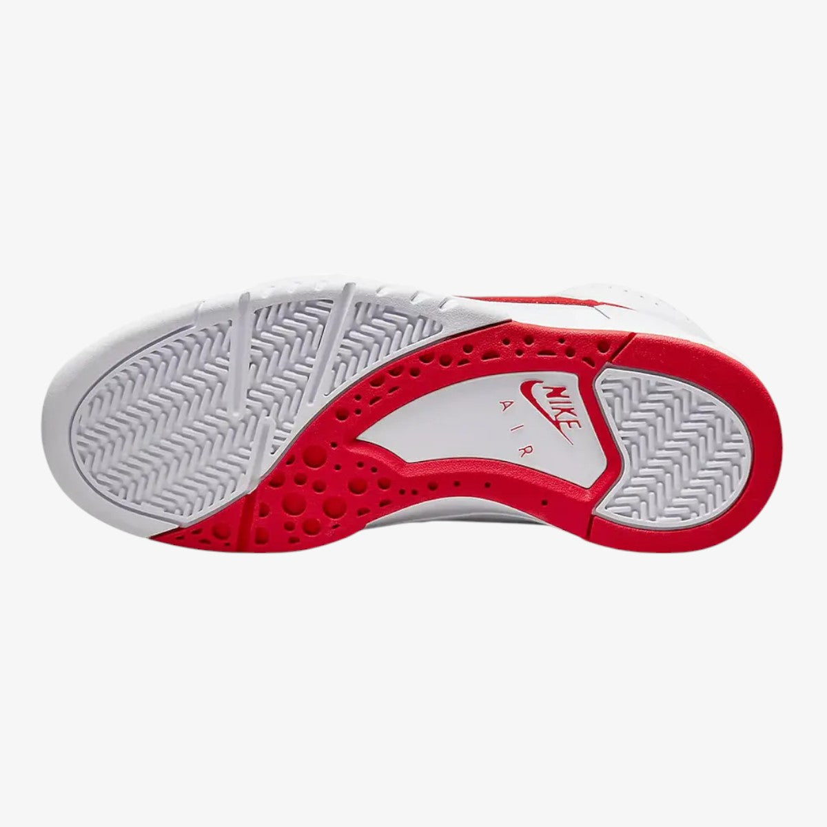 Nike Tenis Air Flight Lite Blanco - Wht/Red