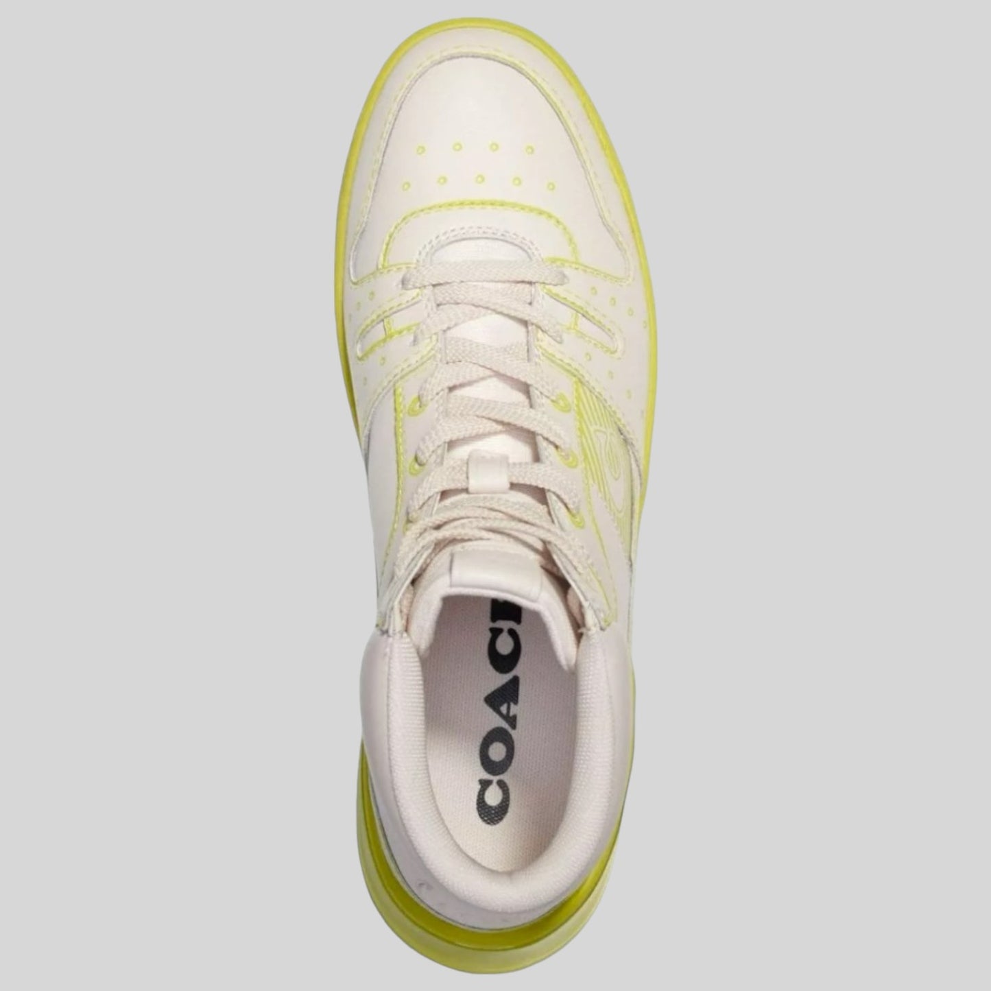 Coach Tenis Citysole Trompe L'oeil High Top Green