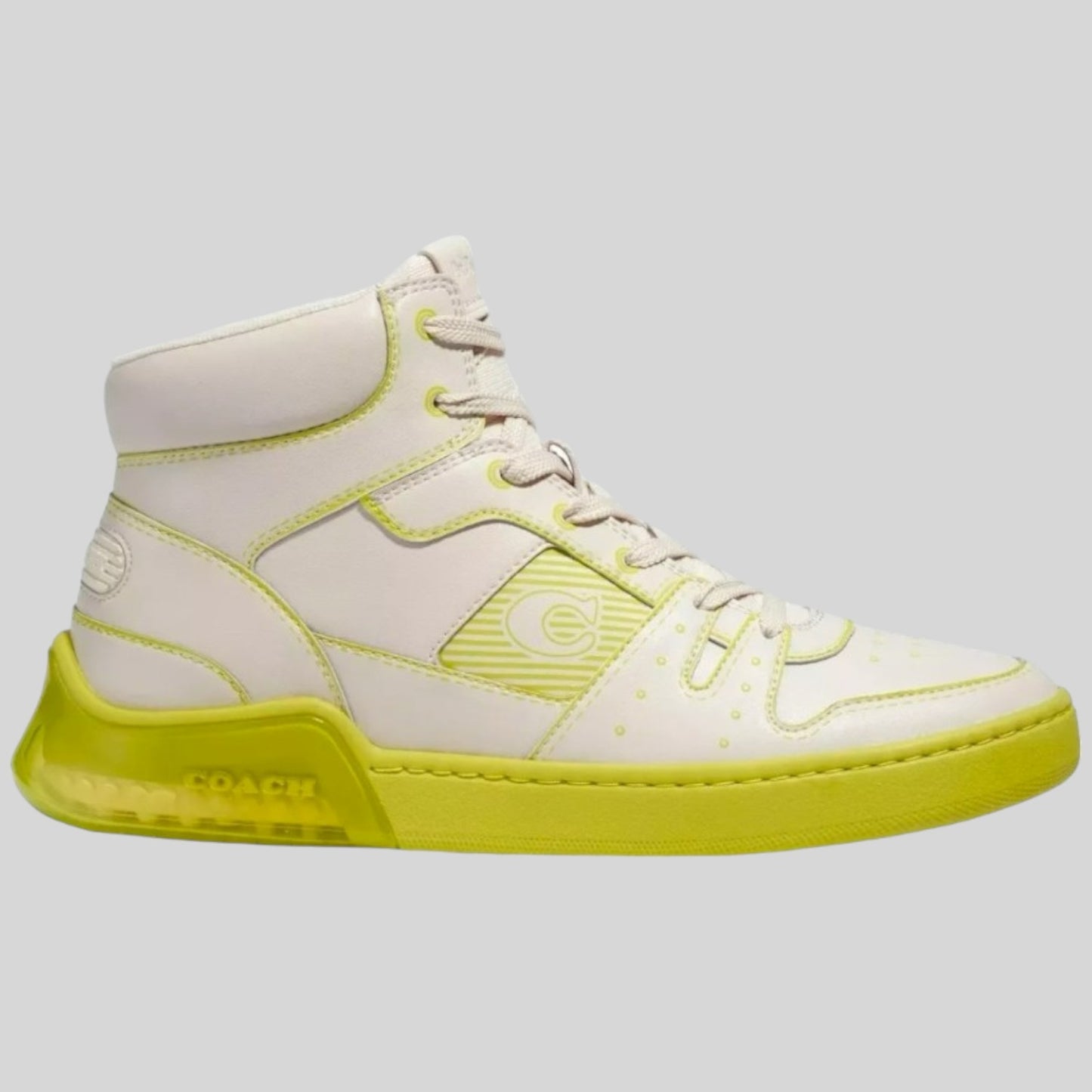 Coach Tenis Citysole Trompe L'oeil High Top Green