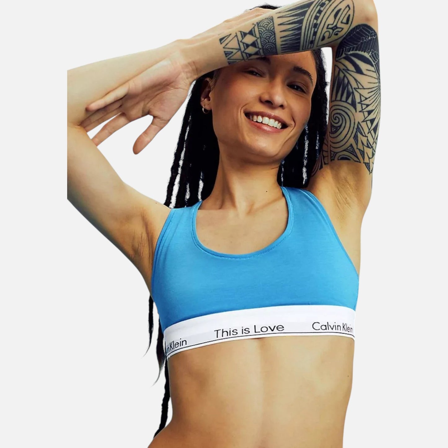 CALVIN KLEIN | Conjunto Top y Pantie ❤ This is Love ❤ Azul
