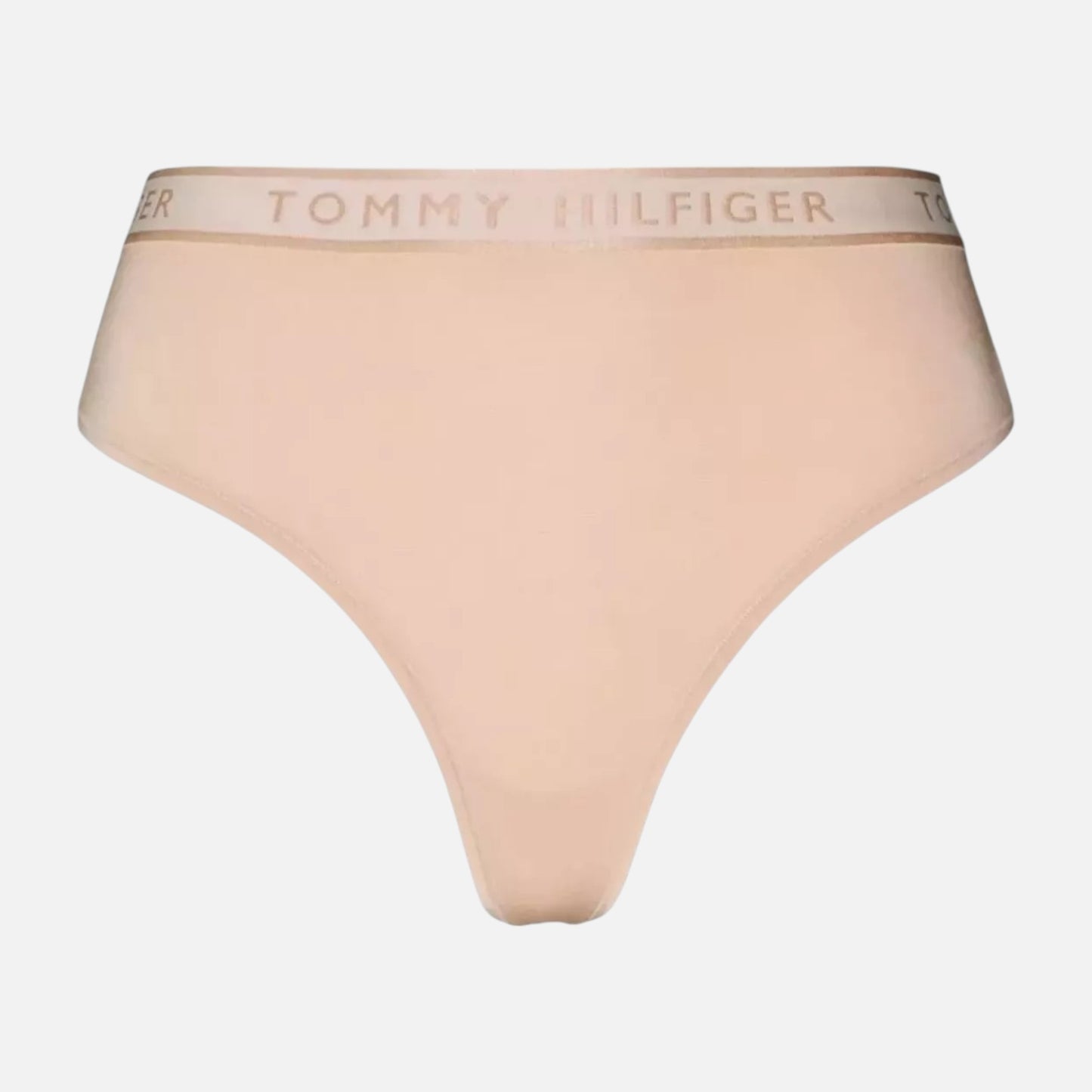 TOMMY HILFIGER | Conjunto Top y Tanga Modal Beige