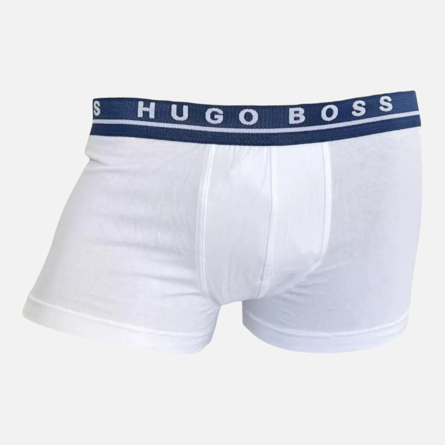 Hugo Boss Boxer Trunk de Algodón Elástico 3 Pack Wht/Blk/Gry