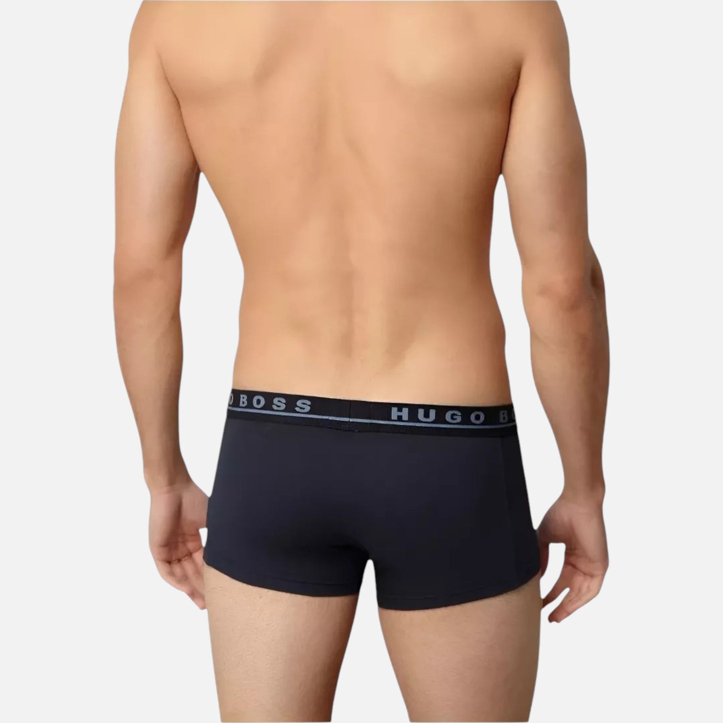 Hugo Boss Boxer Trunk de Algodón Elástico 3 Pack Rd/Blu/Blk