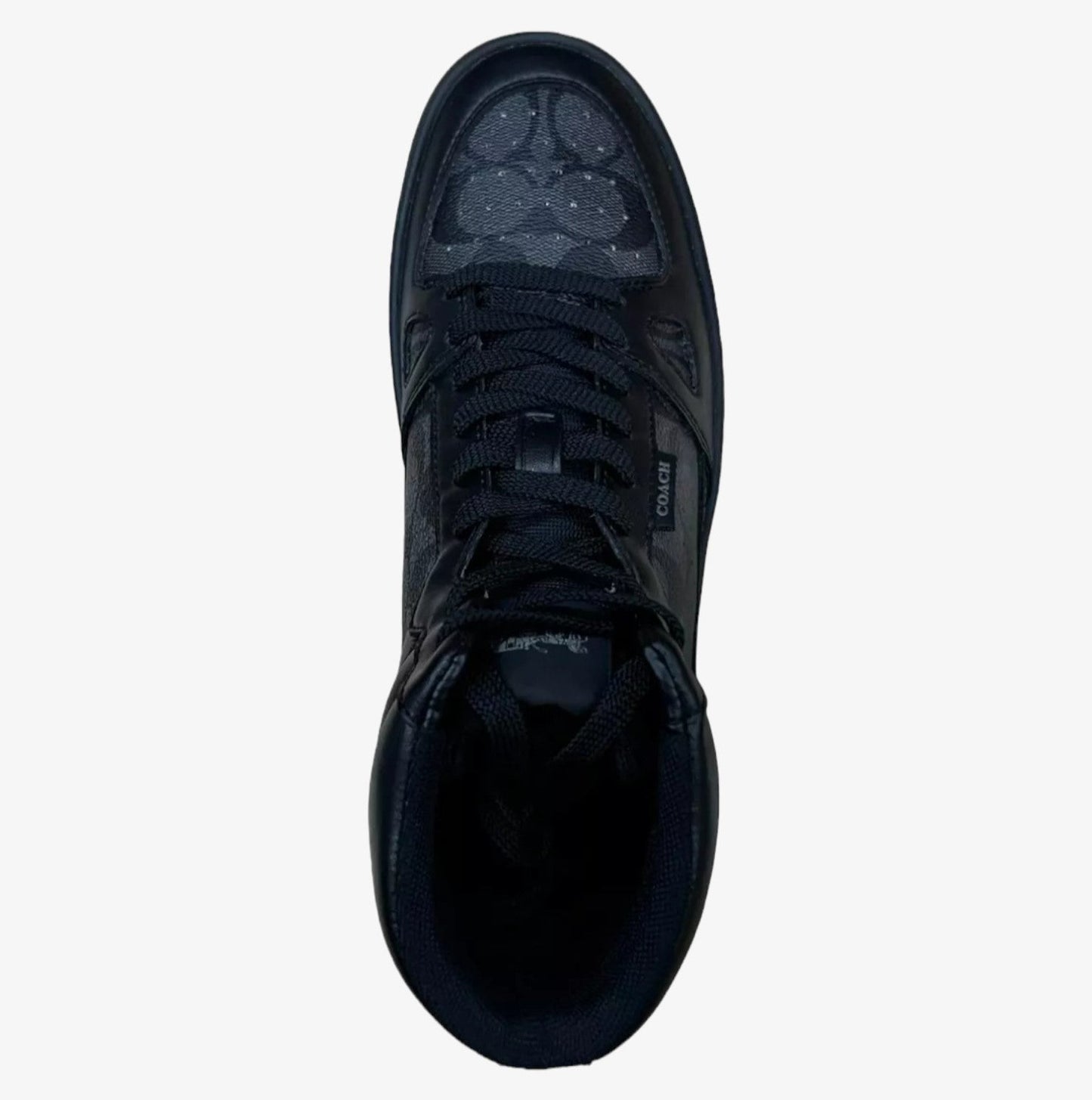 Coach Tenis Clip Court High Top Signature Canvas Blk