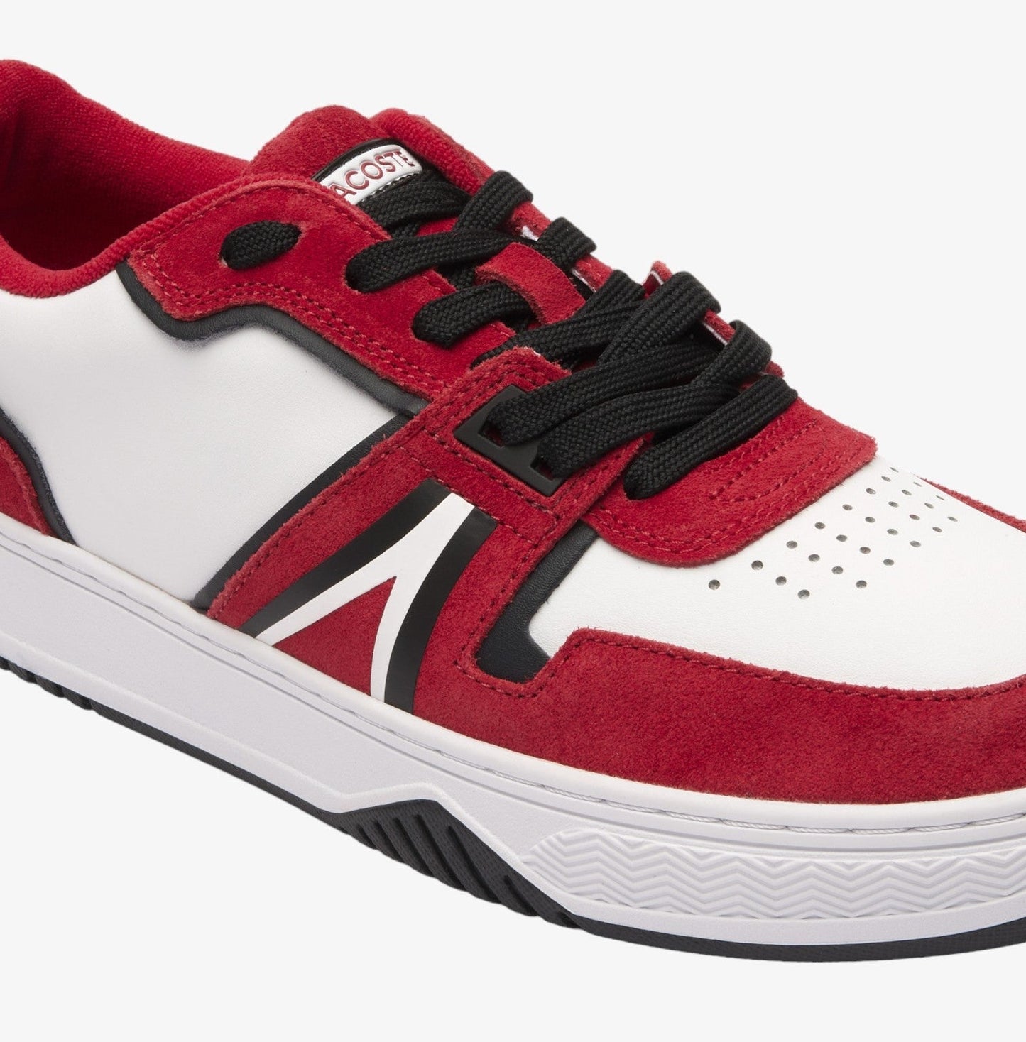 Lacoste Tenis L001 en Piel Wht/Red