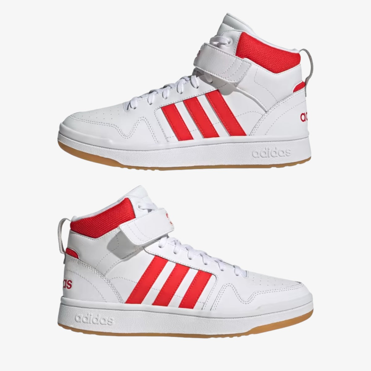 Adidas Tenis Postmove Mid Wht/Rd