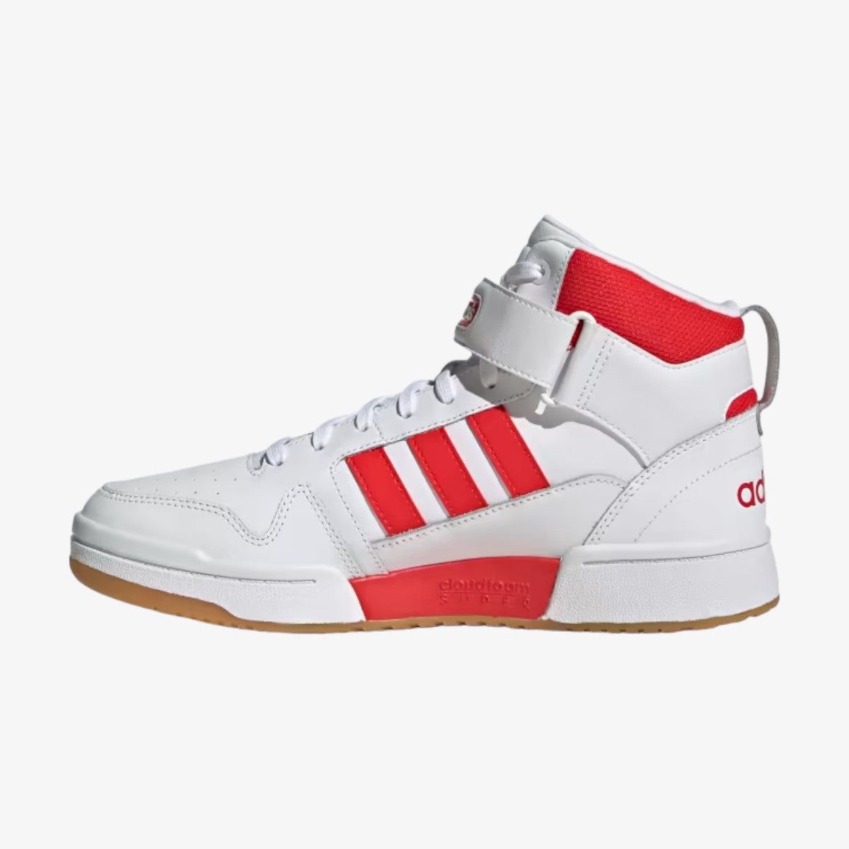 Adidas Tenis Postmove Mid Wht/Rd