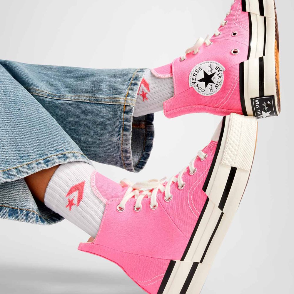 Converse Tenis Chuck 70 Plus HI Opps Pink