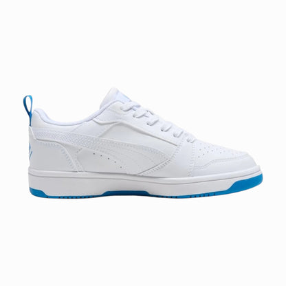 Puma Tenis Rebound V6 Low BGCA Embrdry Jr Wht/Blu