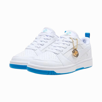 Puma Tenis Rebound V6 Low BGCA Embrdry Jr Wht/Blu