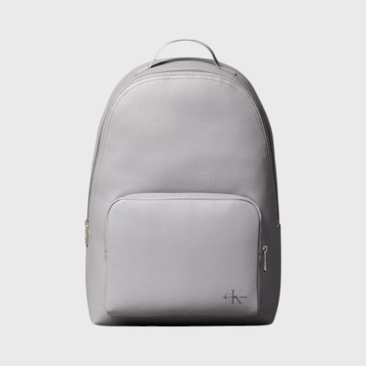 Calvin Klein Mochila Monogram Logo Campus de Piel Gry