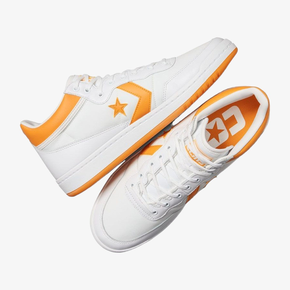 Converse Tenis Fastbreak Pro Mid Top White - Light Yellow