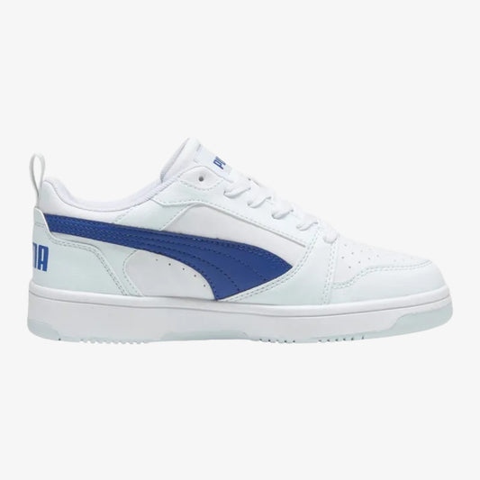 Puma Tenis Rebound V6 Lo Junior White/Blue