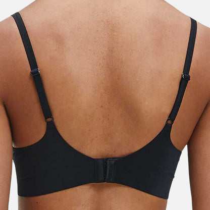 Calvin Klein Brasier Liquid Touch Push Up Plung Black