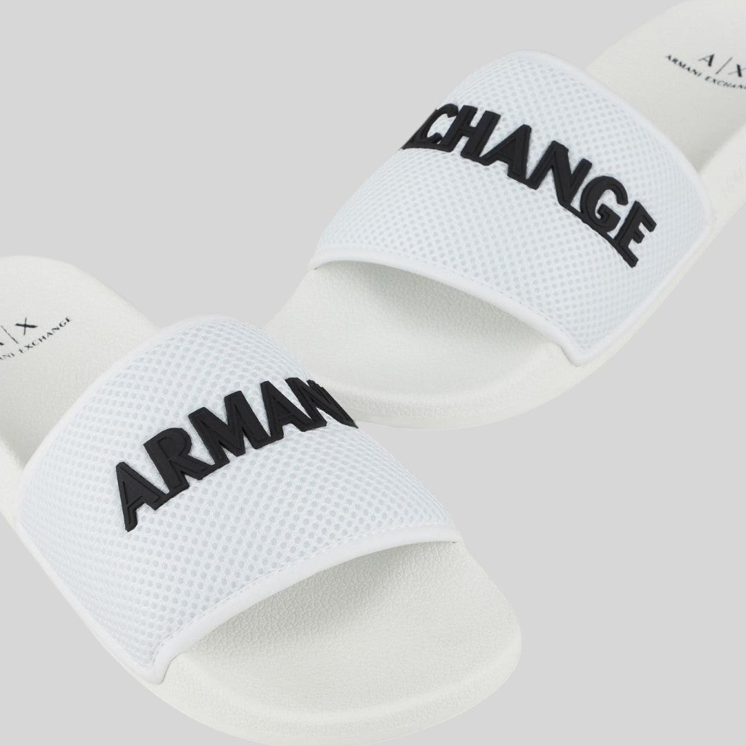 Armani Exchange Sandalias Wht