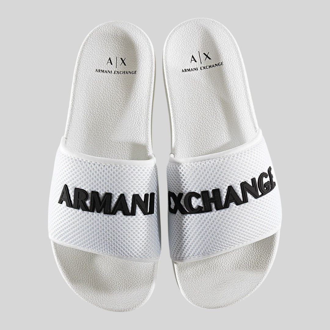 Armani Exchange Sandalias Wht