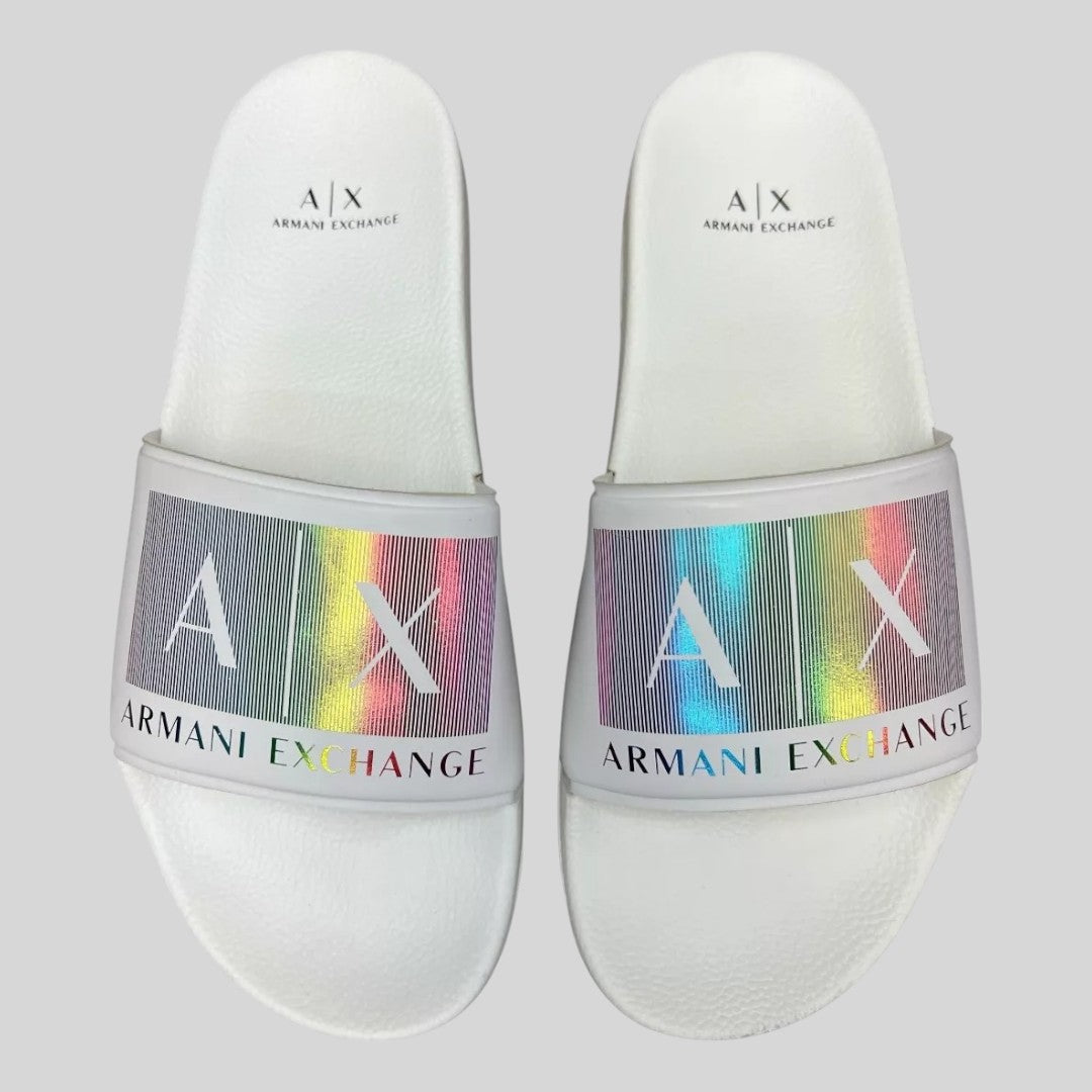 Armani Exchange Sandalias Optic White