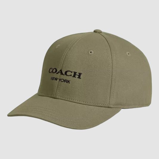 Coach Gorra Embroidered Baseball Verde Militar