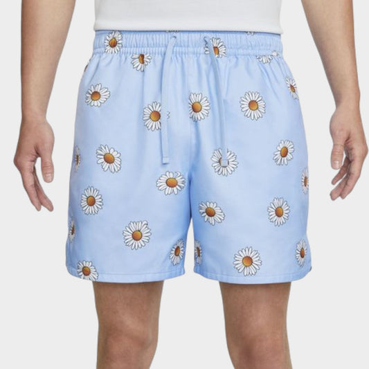 Nike Short Floral Ligth Marine Blue