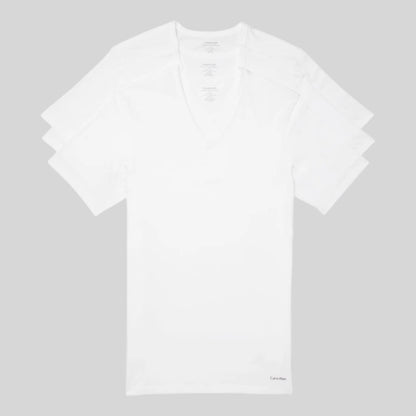 Calvin Klein Camisetas Slim Fit 3 Pack Cuello V