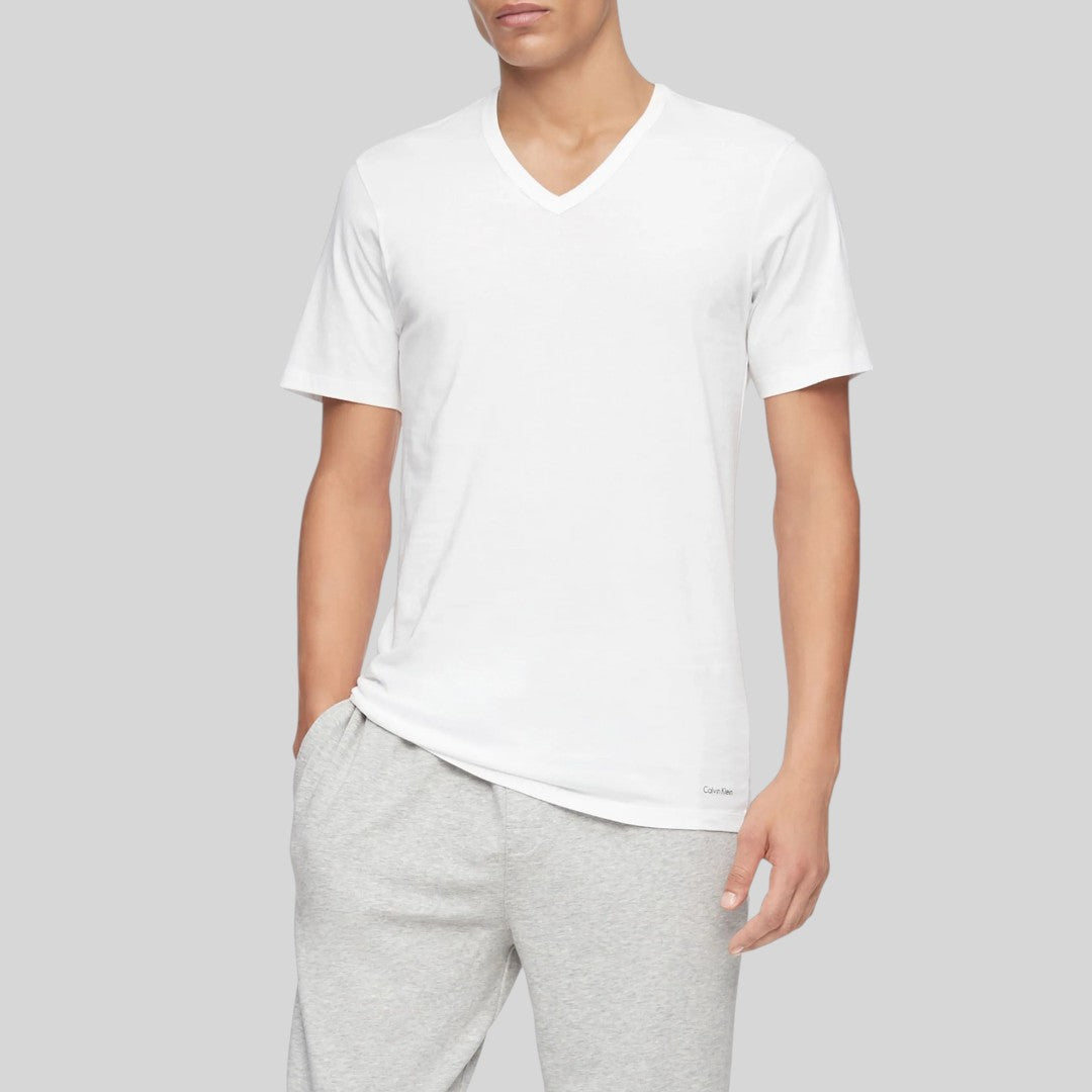Calvin Klein Camisetas Slim Fit 3 Pack Cuello V