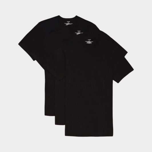 Calvin Klein Camisetas Slim Fit 3 Pack Cuello Redondo