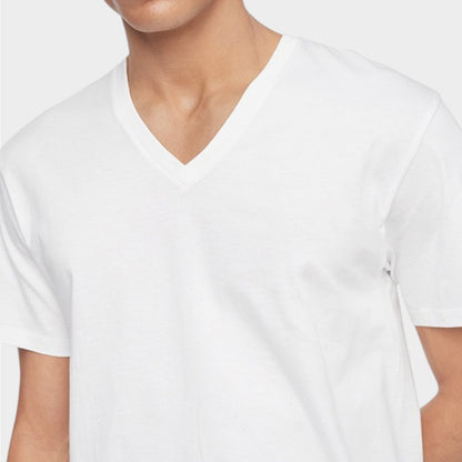Calvin Klein Camisetas Classic Fit Cotton 3P Cuello V