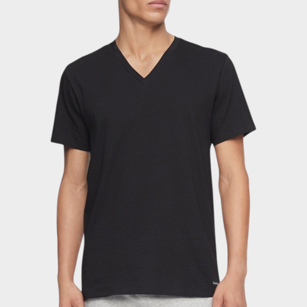 Calvin Klein Camisetas Classic Fit Cotton 3P Cuello V