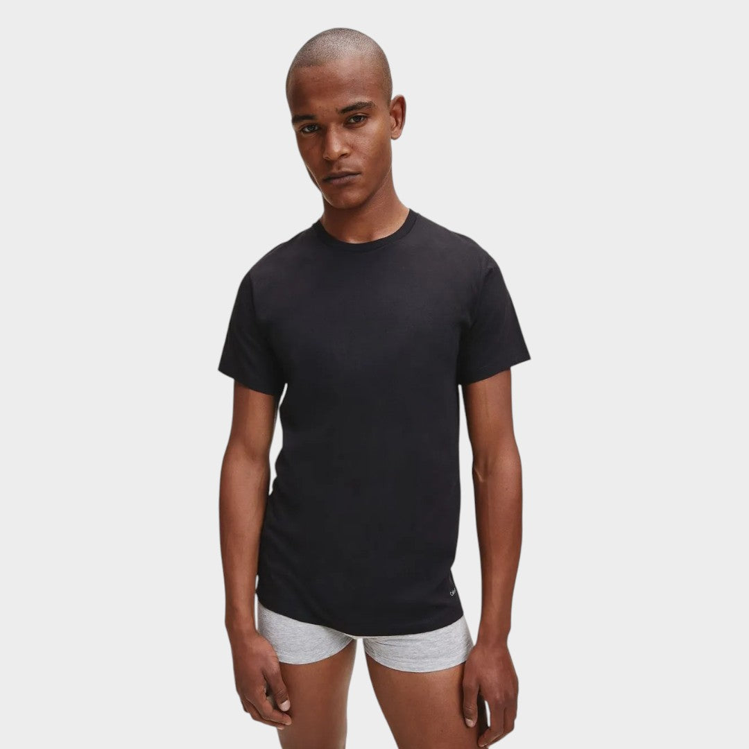 Calvin Klein Camisetas Classic Fit Cuello Redondo 3 Pack