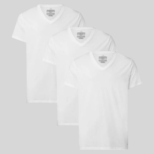 Calvin Klein Camisetas Classic Fit Cuello V 3 Pack