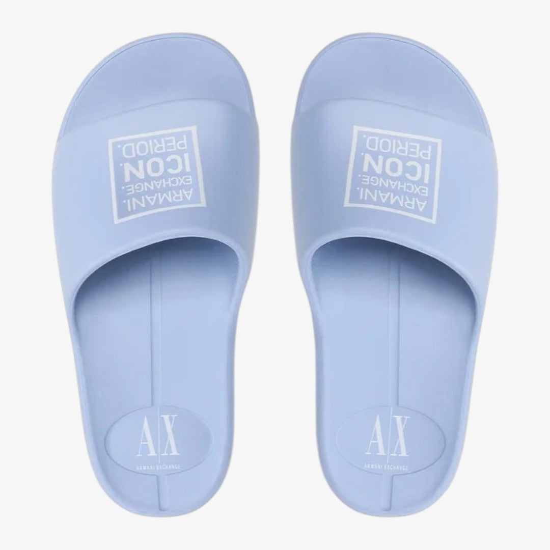 Armani Exchange Sandalias Icon Period Blue Sky