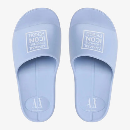 Armani Exchange Sandalias Icon Period Blue Sky